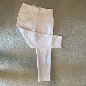 White House Black market crop pants pale pink SZ8